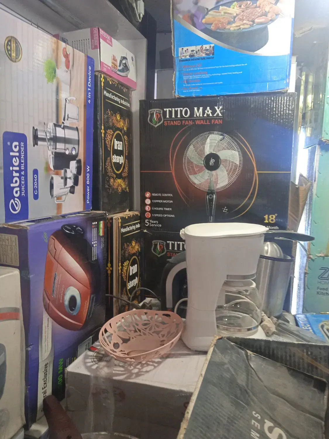 پنکه کنترلی|پنکه و تصفیهکنندهٔ هوا|بیرجند, |دیوار