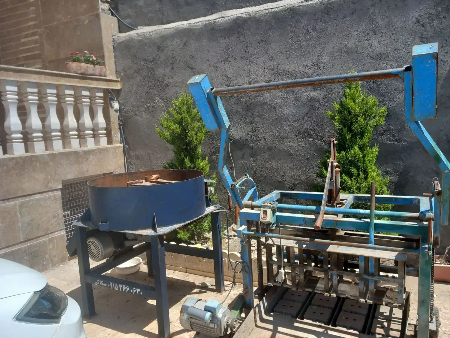 دستگاه بلوکه زنی با ناریسان|مصالح و تجهیزات ساختمان|زبرخان, |دیوار