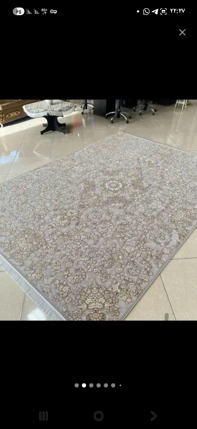 فرش اندیشه ۱۲۰۰ طوسی نقره کوب|فرش|بوشهر, |دیوار