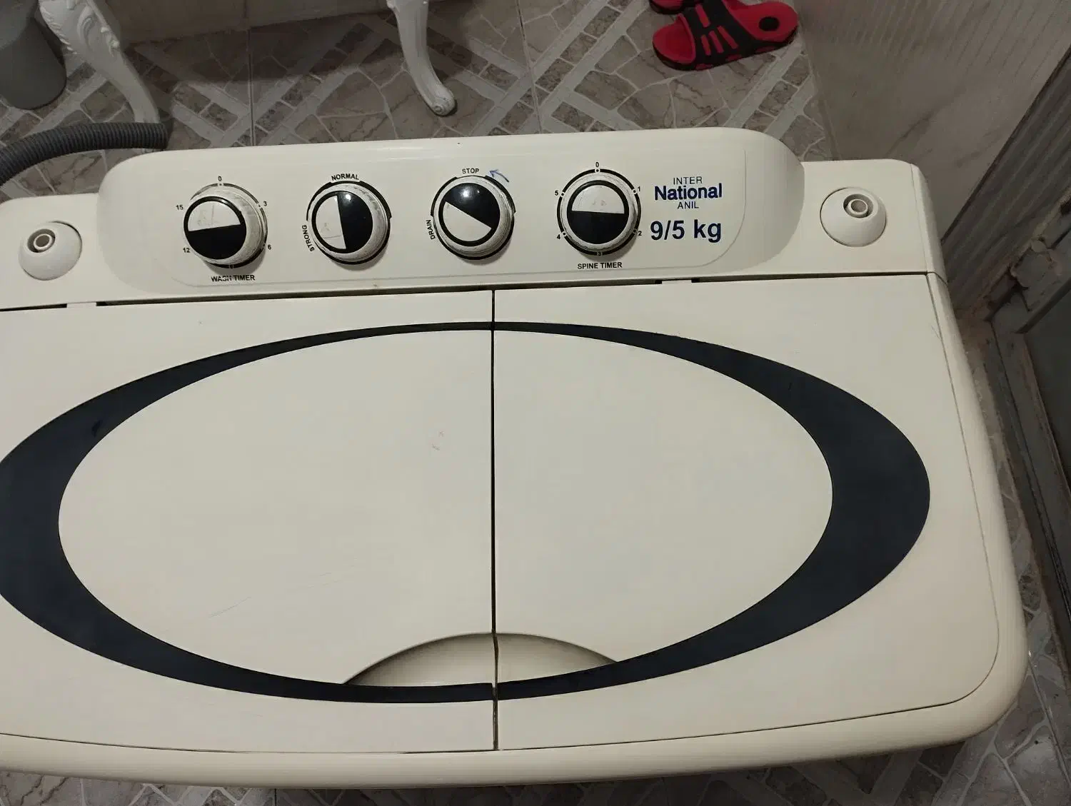 کهنه شویی ایترنشنال 9.5کیلویی|ماشین لباسشویی و خشککن لباس|مهاباد (آذربایجان غربی), |دیوار