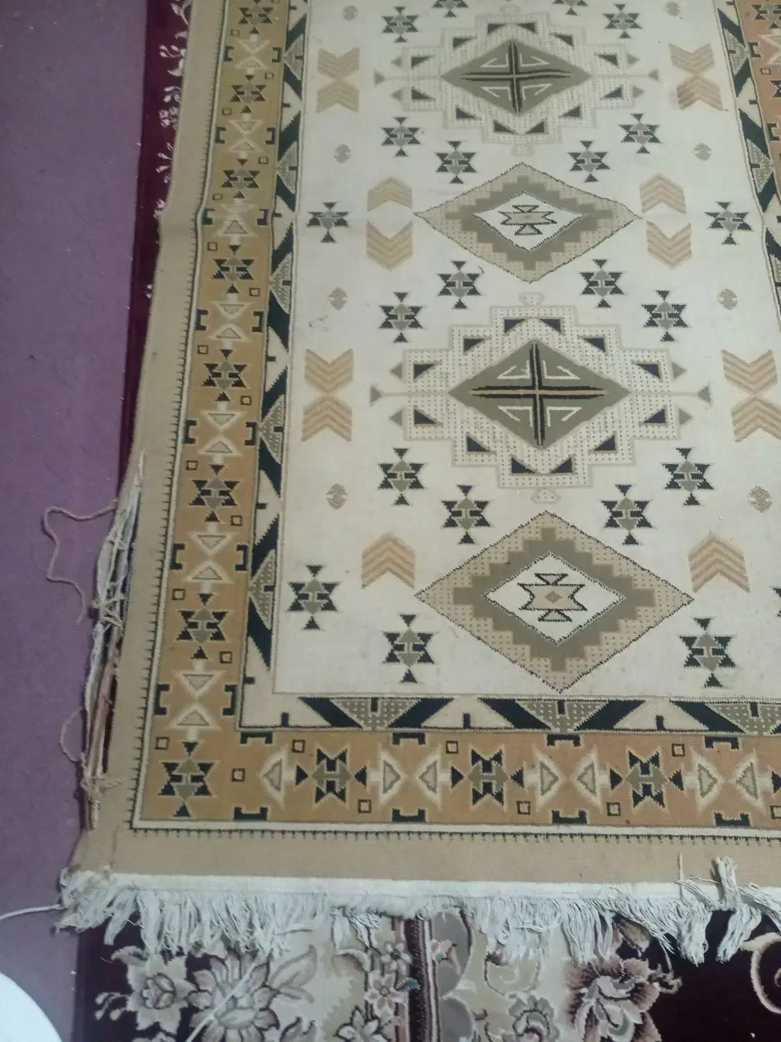 گلیم فرش مناسب باغ ،۲در۱۲۰|گلیم، جاجیم، گبه|ساوه, |دیوار