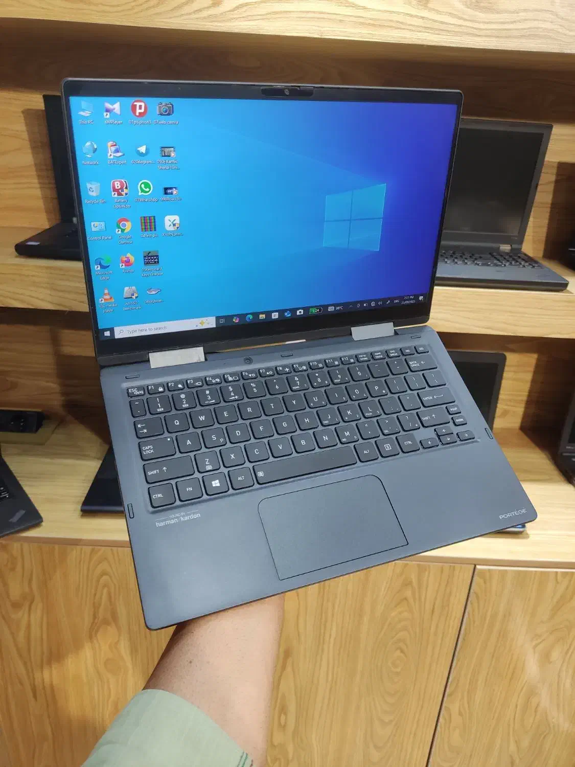 لپتاپToshiba i7-2in1لمسی نسل۱۱/رم۱۶/هارد256ssd|رایانه همراه|تهران, استخر|دیوار