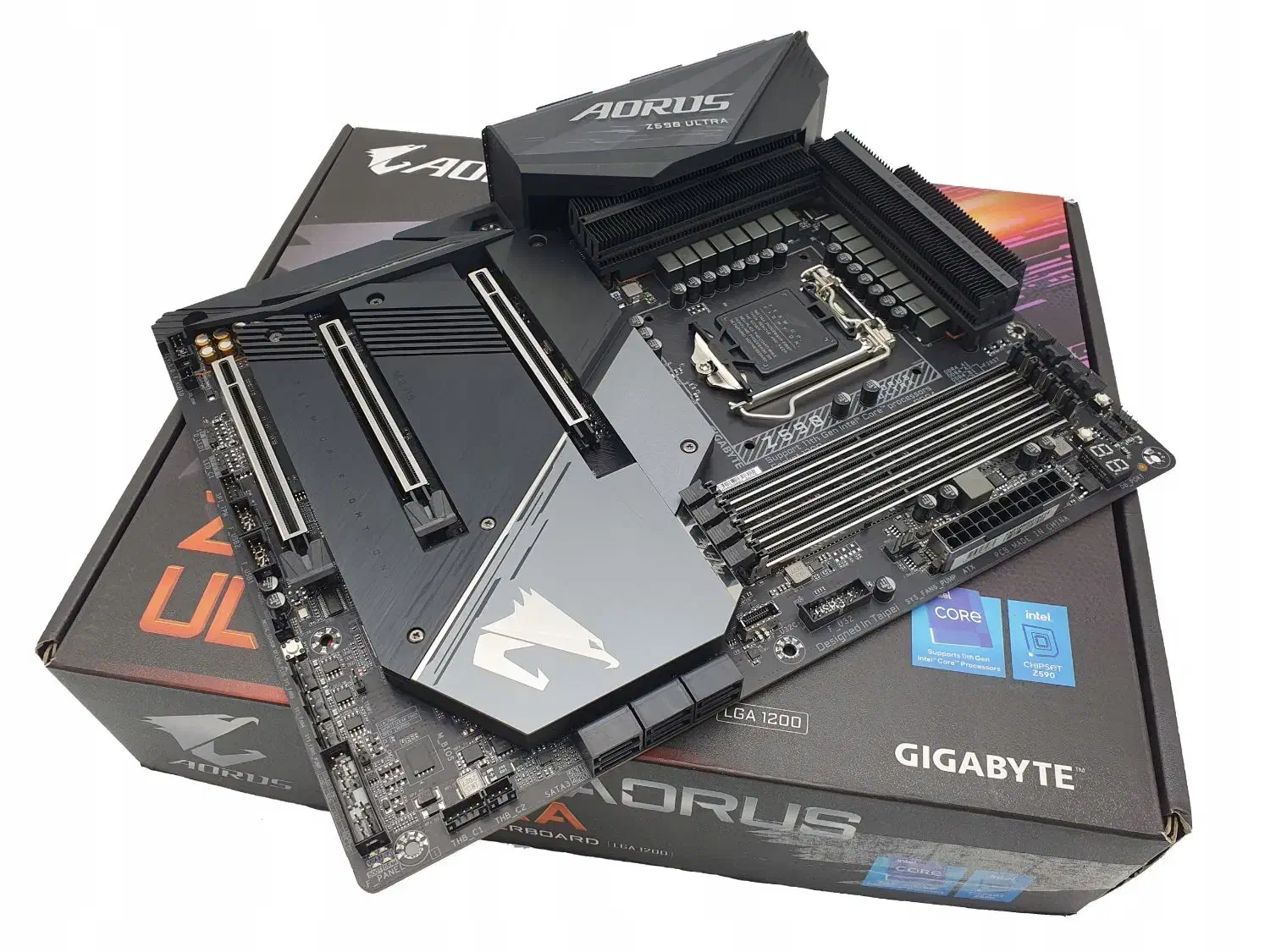 مادربرد Z590 Aorus Ultra به همراه i5 11400F|قطعات و لوازم جانبی رایانه|اهواز, باغ شیخ|دیوار