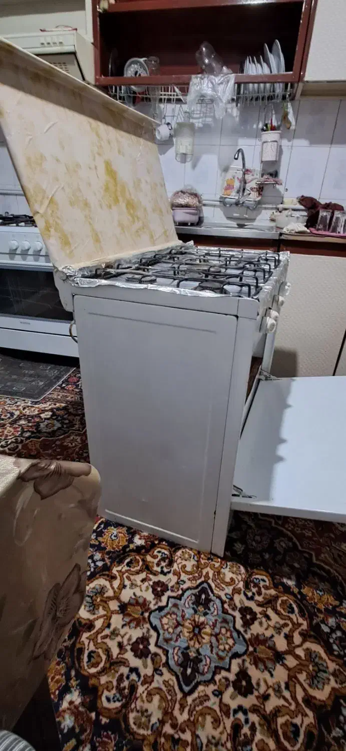 اجاق گاز طرح فر با تر موکول 5 شعله|اجاق گاز و لوازم برقی پخت‌وپز|تربت جام, مطهری|دیوار