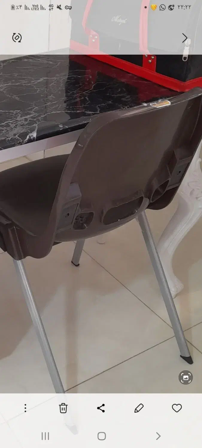 صندلی پلاستیکی زیبا وکم جا|صندلی و نیمکت|ارومیه, |دیوار