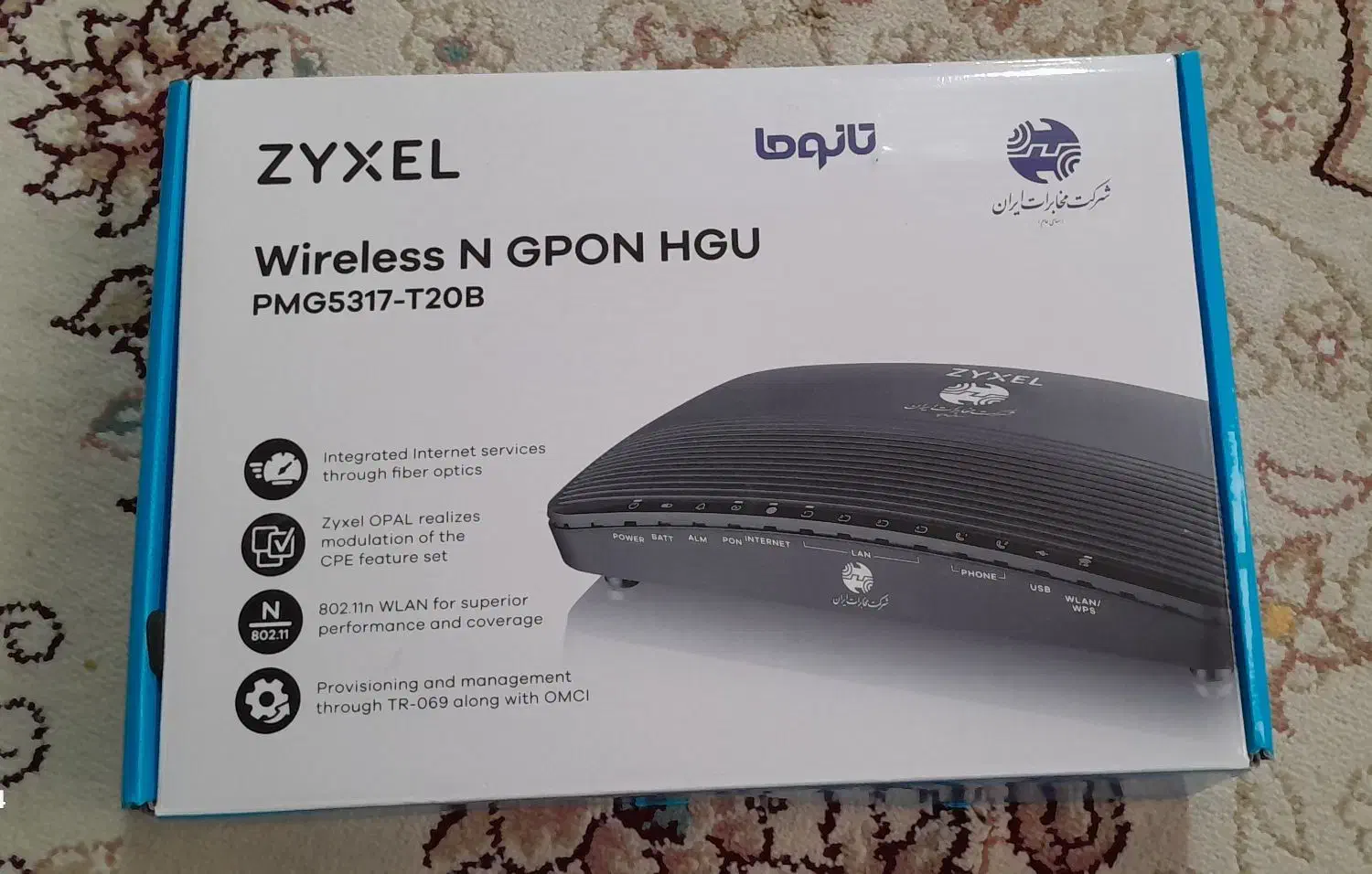 مودم فیبر نوری مدل ZYXEL|مودم و تجهیزات شبکه|سمنان, |دیوار