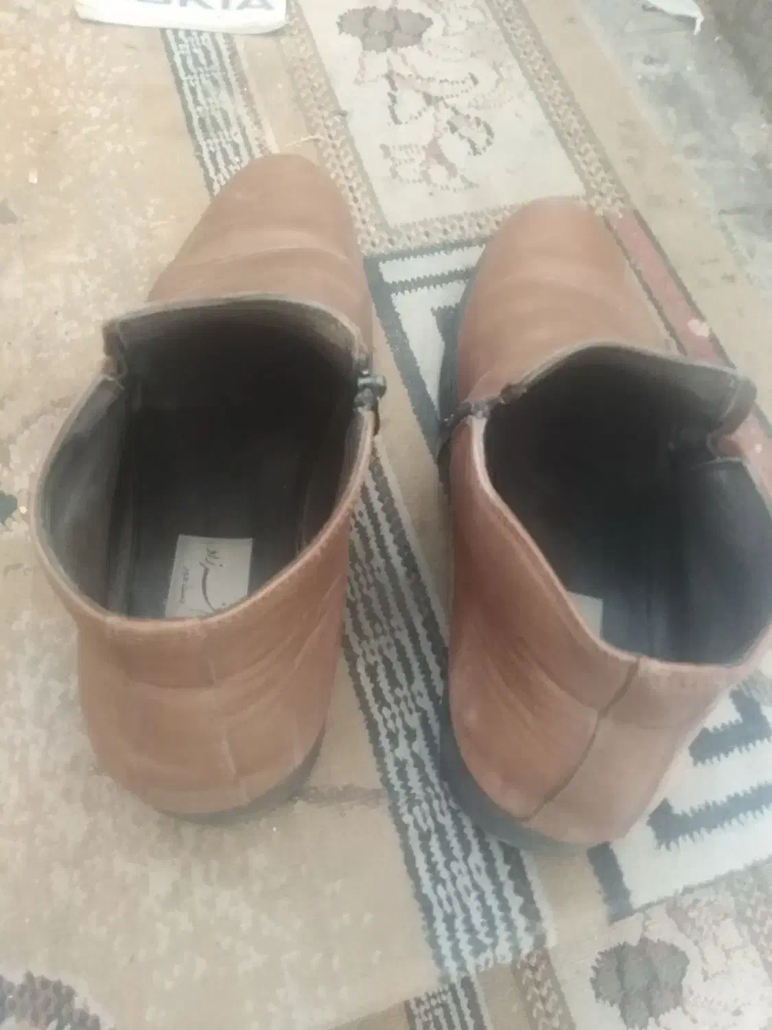 کفش نیم بوت چرم اصل|کیف، کفش، کمربند|یزد, |دیوار