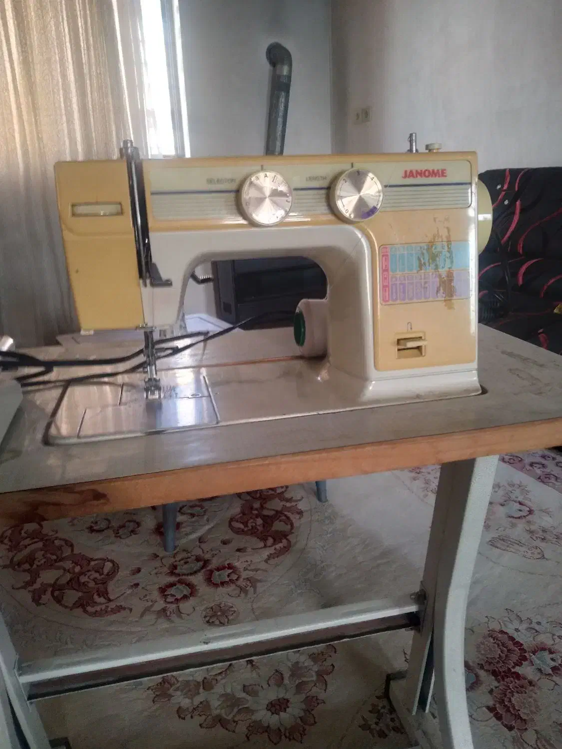 چرخ خیاطی ژانومه|چرخ خیاطی و ریسندگی|قائمشهر, |دیوار