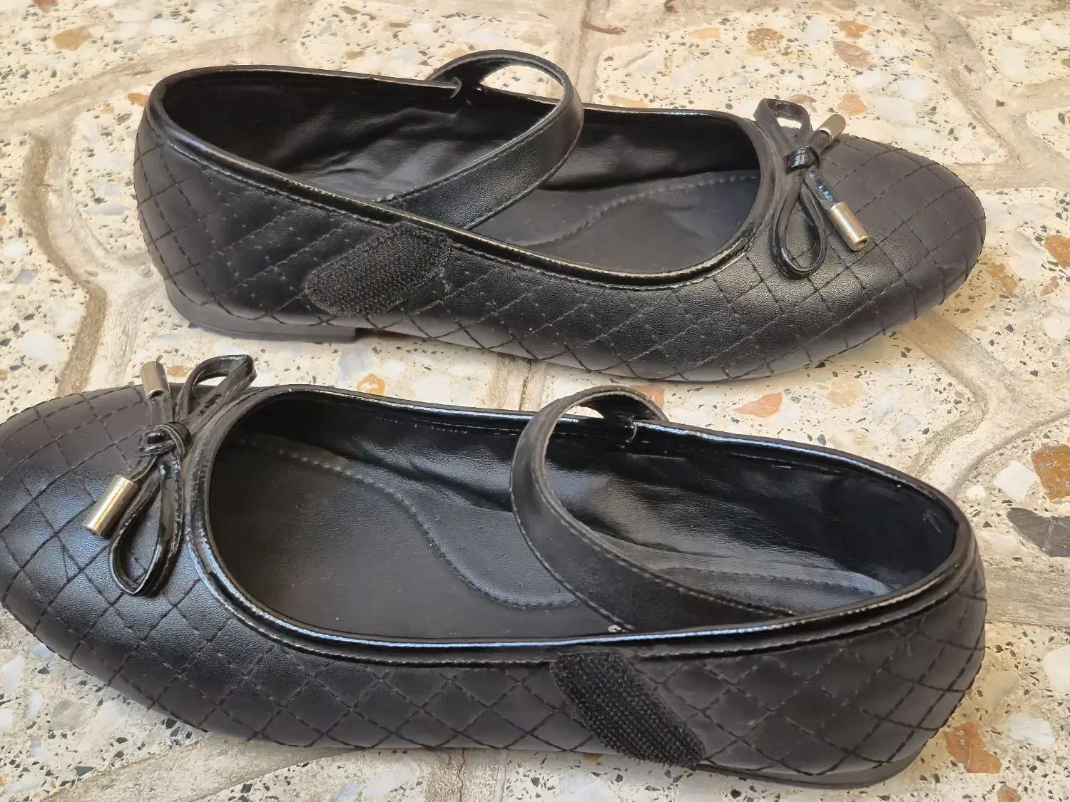 کفش ورنی بنددار و چسبی نو سایز۳۶|کیف، کفش، کمربند|اسلامشهر, شهرک مهدیه|دیوار