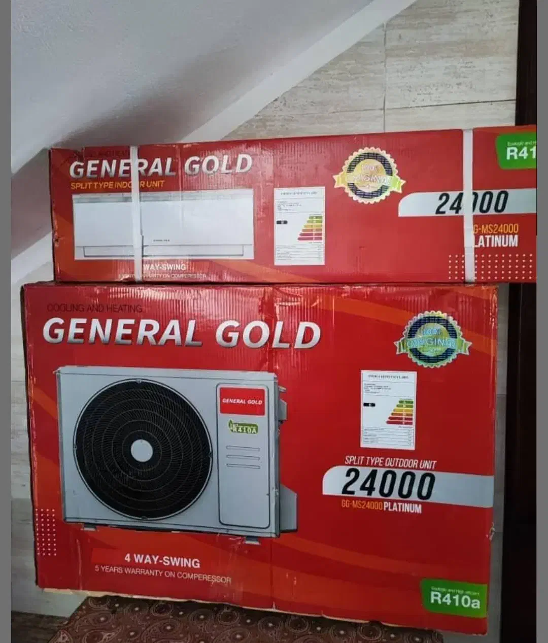 اسپلیت جنرال ۲۴۰۰۰ مدل gg-ms24000|کولر گازی و فن‌کوئل|آمل, |دیوار