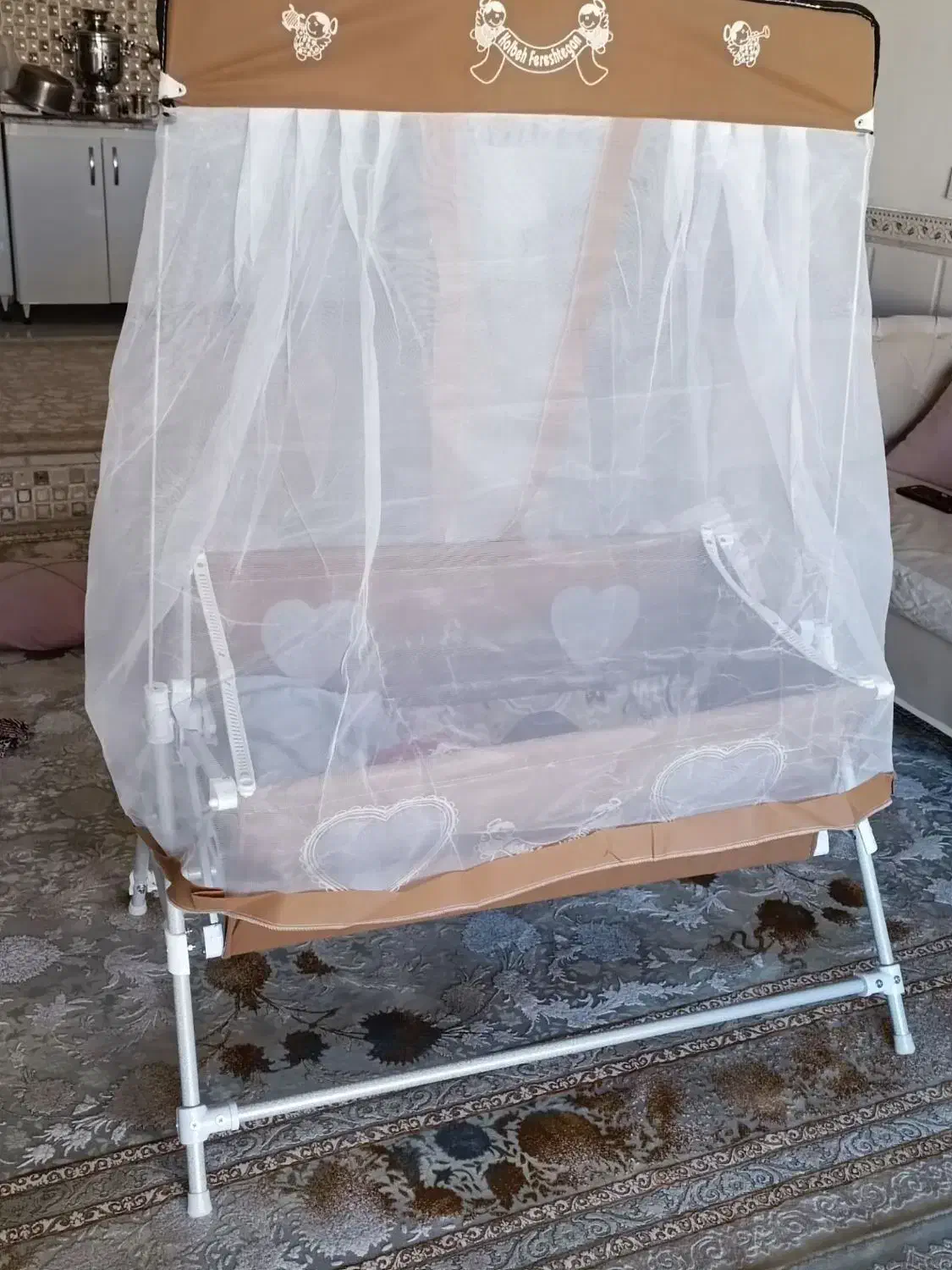 گهواره نواصلا استفاده نشده|تخت و سرویس خواب|جوانرود, |دیوار