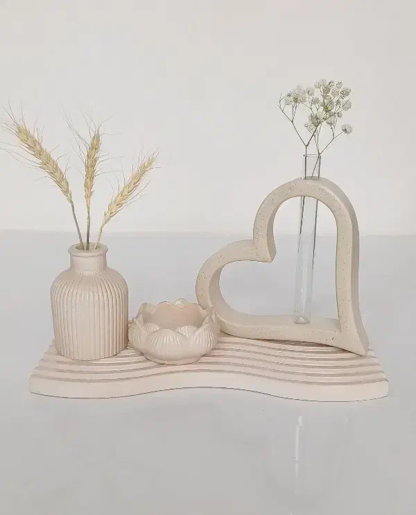 ست پذیرایی و دکوریجات سنگی و شمع|صنایع دستی و سایر لوازم تزئینی|مرودشت, پشت سایپا‎|دیوار