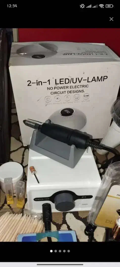 لوازم ناخونکاری بسیار نو|آرایشی، بهداشتی، درمانی|باغستان, |دیوار