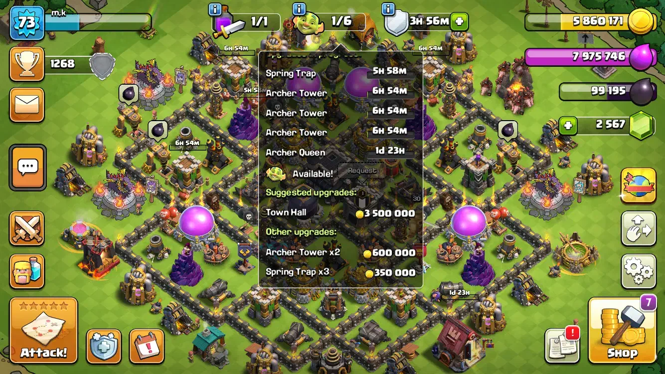 کلش تاون هال 9|کنسول، بازی ویدئویی و آنلاین|نوشهر, |دیوار