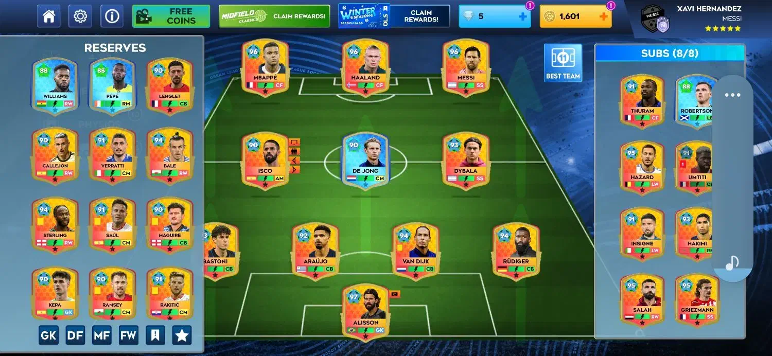 اکانت دریم لیگ|کنسول، بازی ویدئویی و آنلاین|کوهنانی, |دیوار