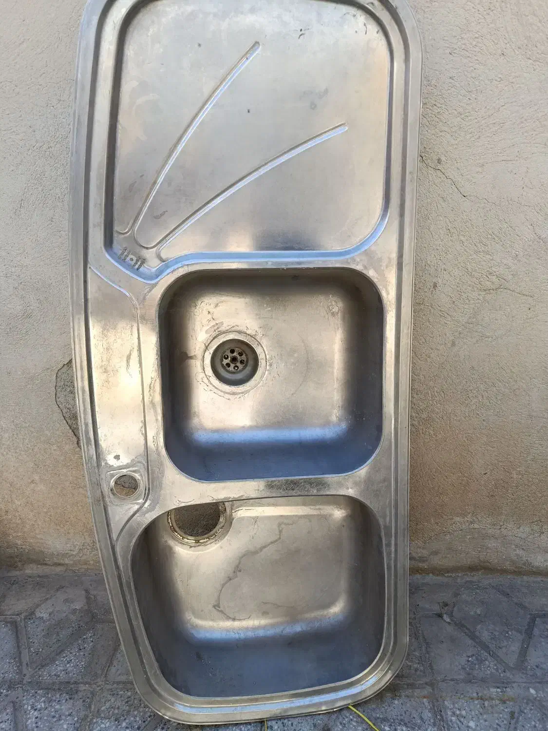 سینک ورق ضخیم اصل|آب‌چکان و نظم‌دهنده ظروف|بروجرد, |دیوار