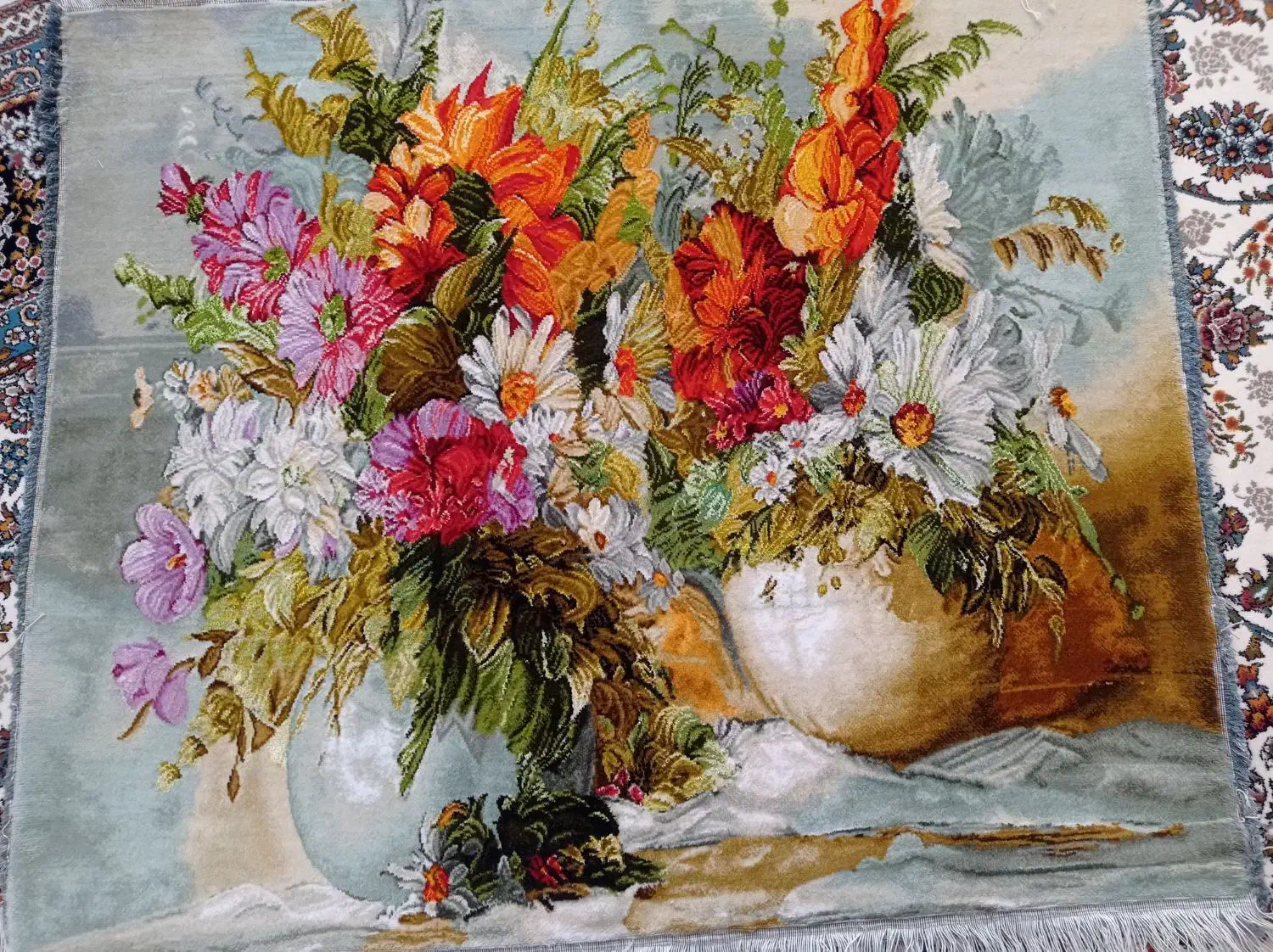 تابلو فرش|تابلو فرش|کشاورز, |دیوار