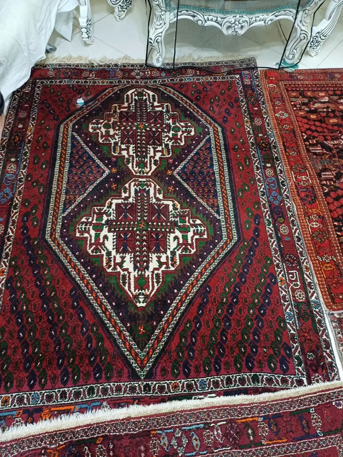 قالی دستباف|فرش|کرمان, |دیوار