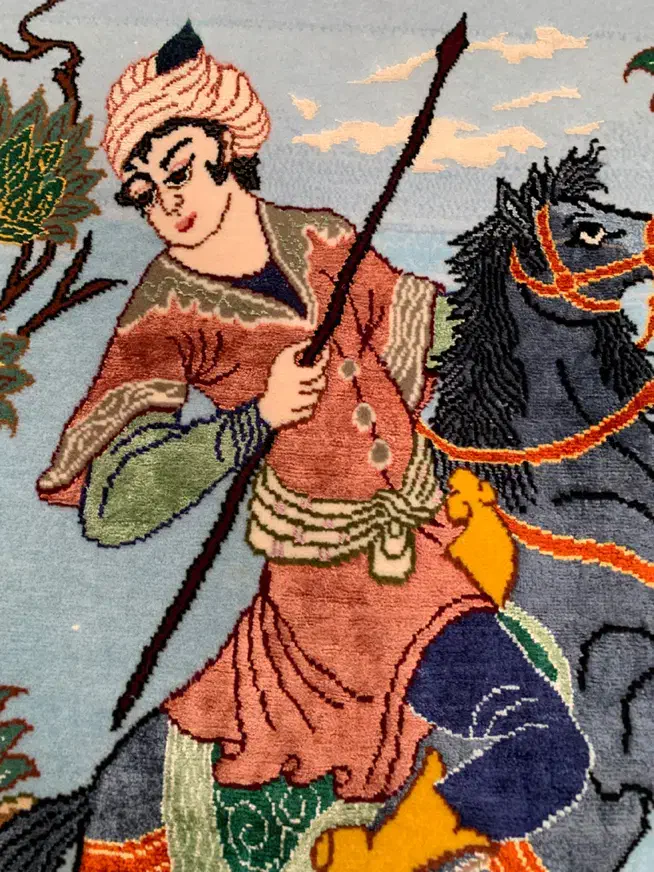 تابلو فرش ابریشم|تابلو فرش|اصفهان, کوی امیریه|دیوار