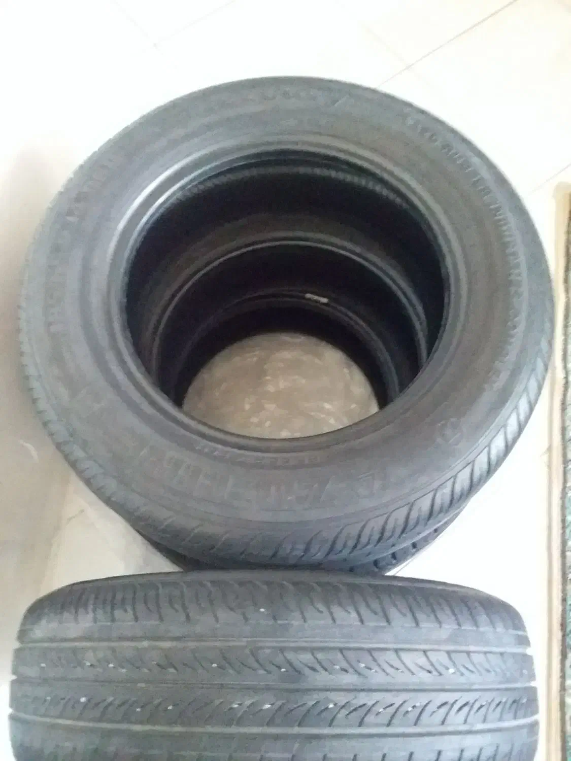 ۴ عدد لاستیک ۱۸۵ پژو رینگ ۱۴ یزد مرکوری و بارز|قطعات یدکی و لوازم جانبی|پرند, فاز ۶|دیوار