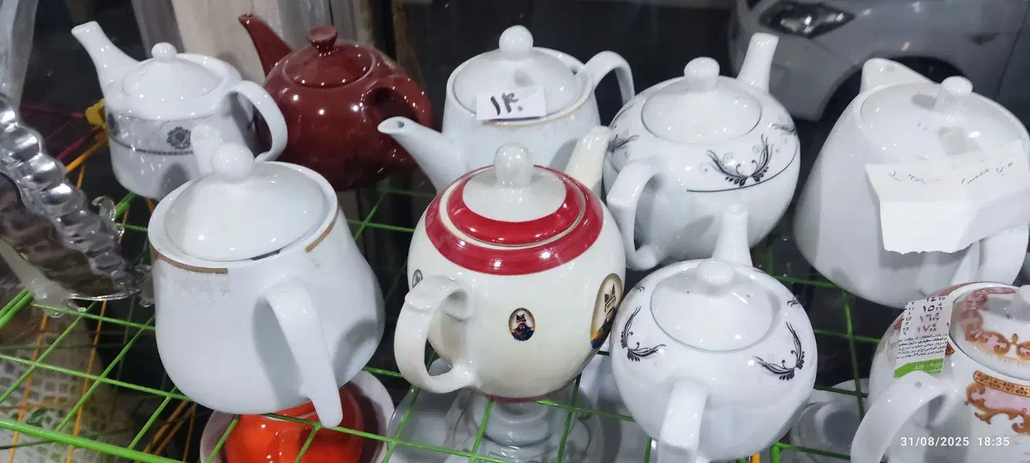 قوری چینی|قوری، کتری، قهوه‌ساز دستی|نیشابور, فردوسی جنوبی|دیوار