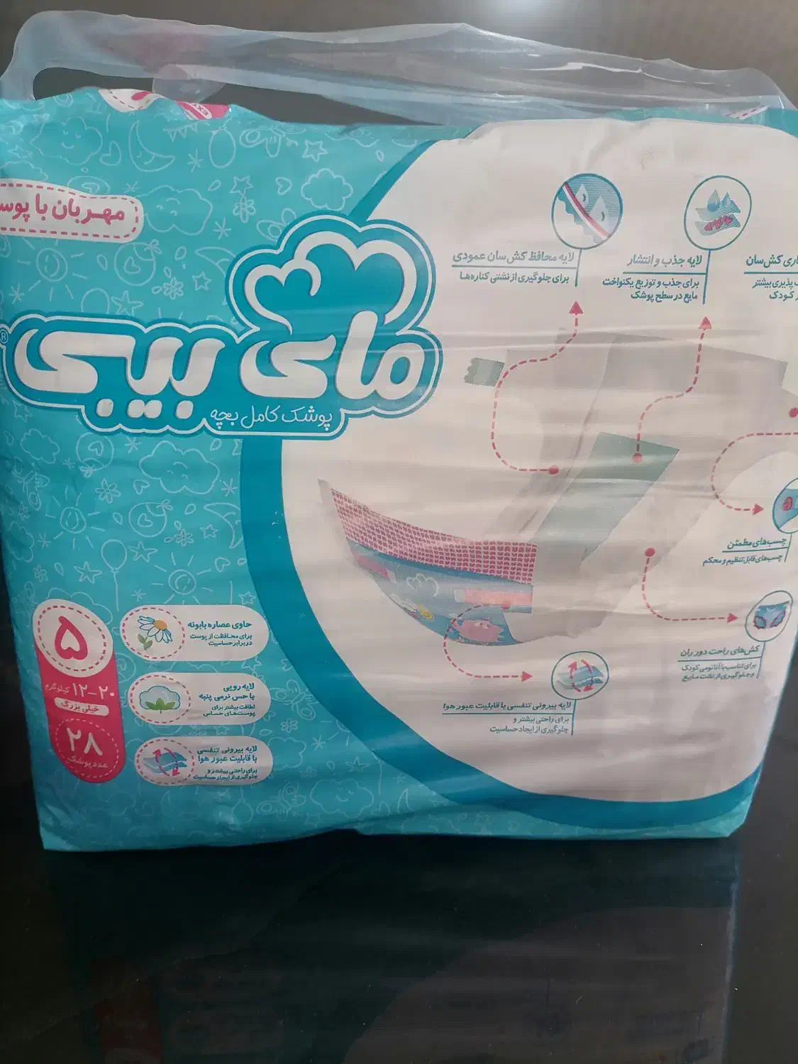 پوشک بچه سایز 5 و 6|اسباب و اثاث بچه|شیراز, ترمینال باربری|دیوار
