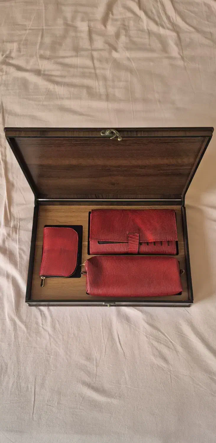 ست نو زنانه کیف پول و جاکارتی و کیف لوازم آرایشی|کیف، کفش، کمربند|تهران, نارمک|دیوار