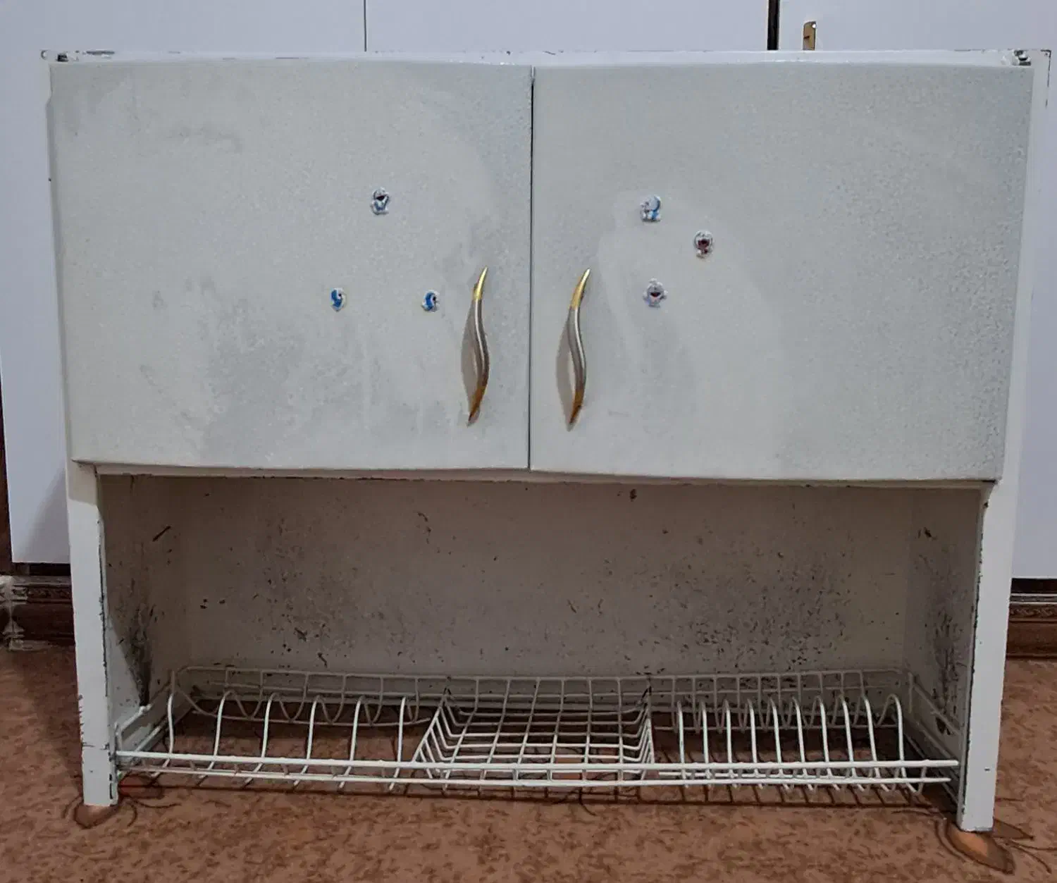 کابینت آبچکان دو درب|آب‌چکان و نظم‌دهنده ظروف|دورود, |دیوار