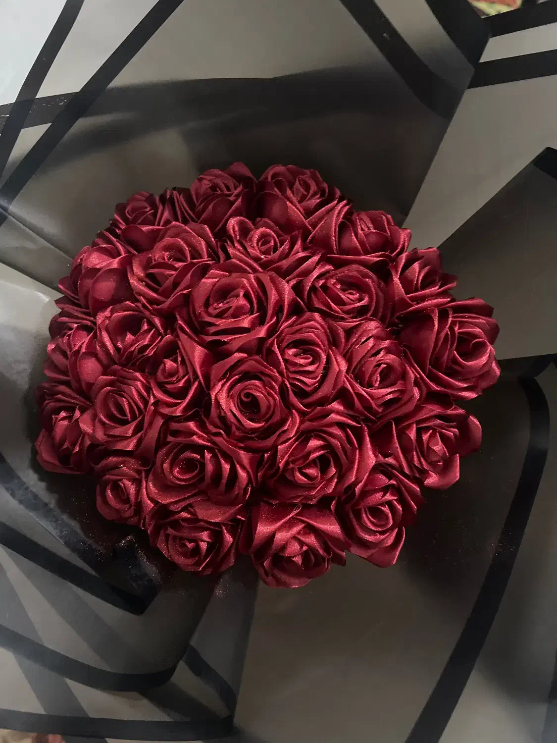 دستهگل روبانی دیواری (تزیینی و کارِ دست)|گل مصنوعی|اردبیل, |دیوار