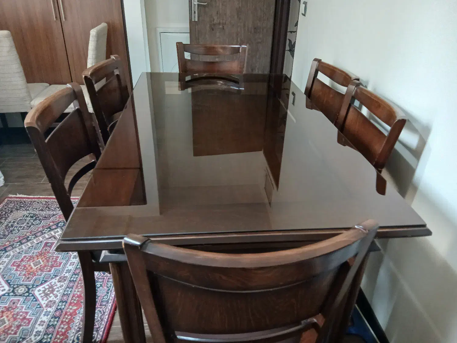میز ناهار خوری ۶ نفره|میز و صندلی غذاخوری|قزوین, |دیوار