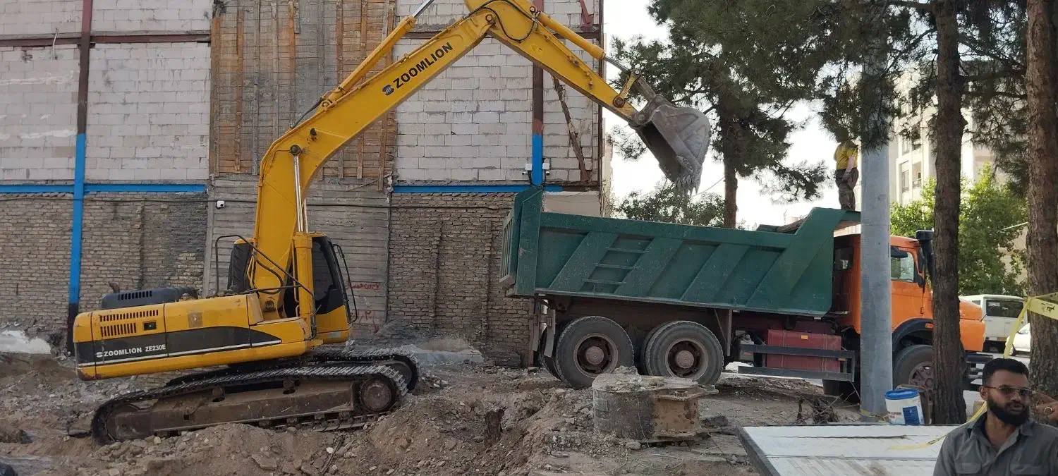 اجاره بیل مکانیکی تخریب و خاکبرداری|خدمات حمل و نقل|مشهد, جاهد شهر|دیوار