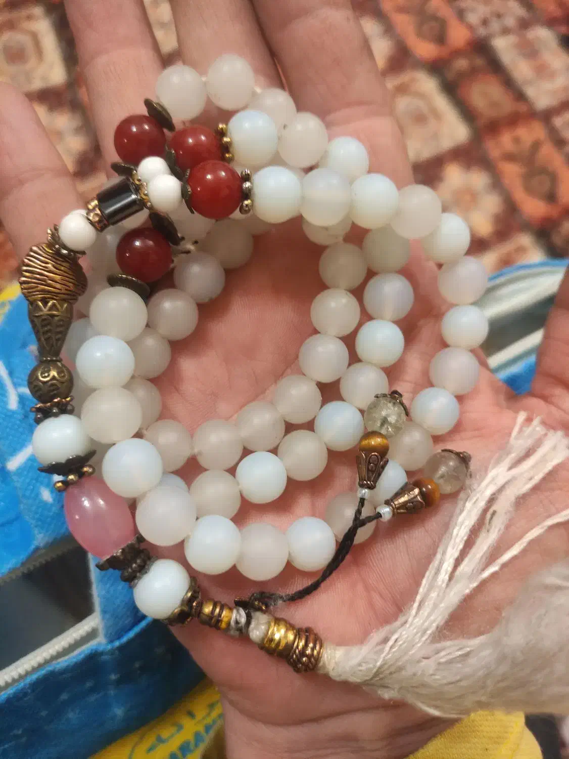 تسبیح اوپال ژله ای سایز۱۰.|کلکسیون اشیاء عتیقه|شیراز, وحدت|دیوار