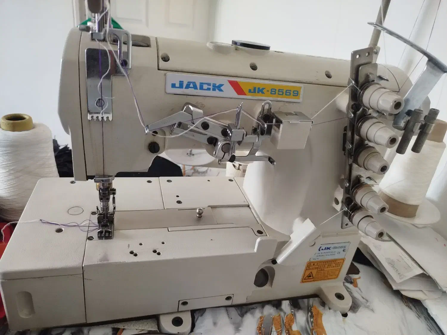 میاندوز 5نخ جک در حد نو|چرخ خیاطی و ریسندگی|پاکدشت, شهرک امام رضا|دیوار