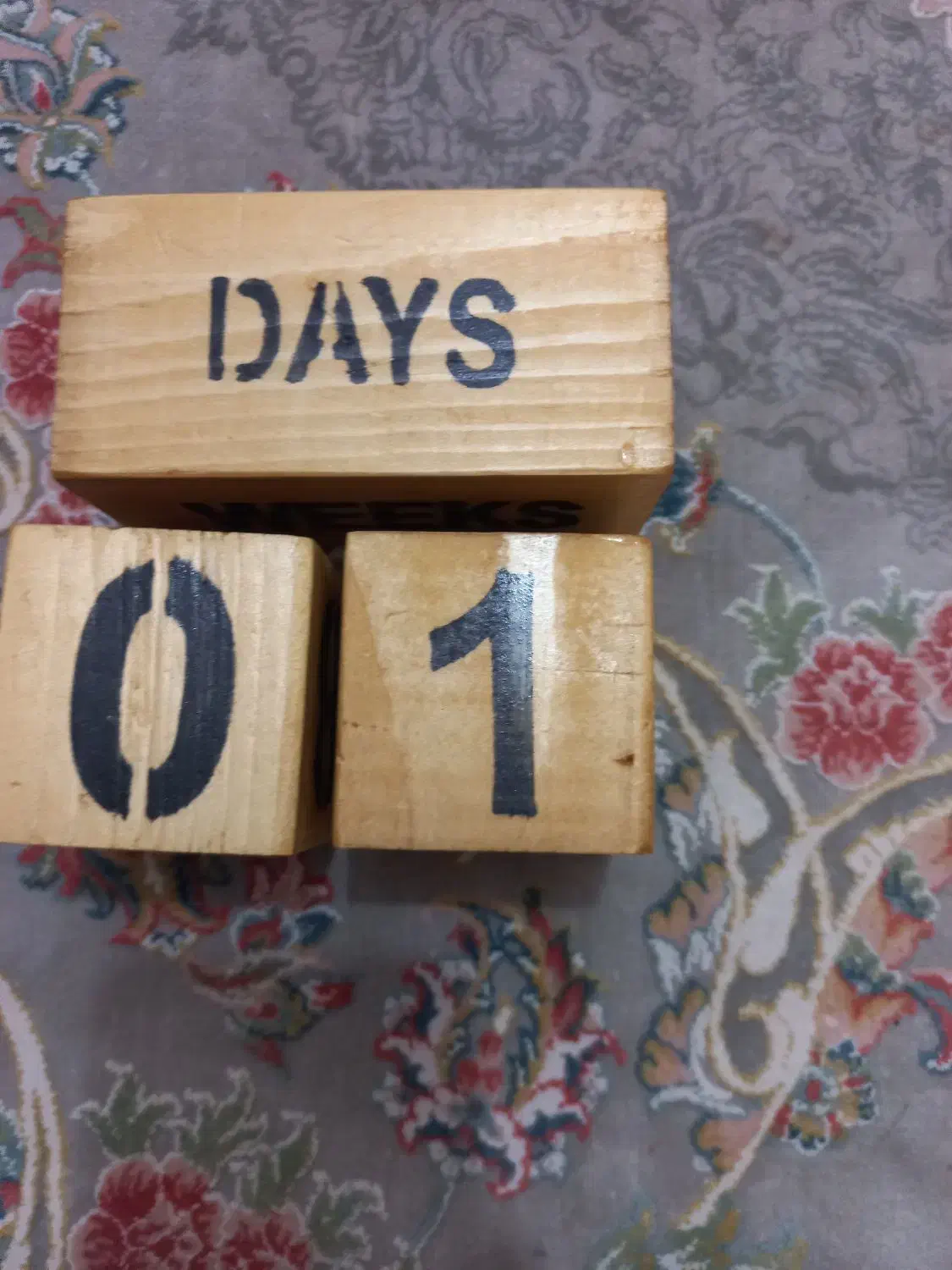 استند ماهگرد چوبی مکعبی نوازاد|صنایع دستی و سایر لوازم تزئینی|هشتگرد, هشتگرد قدیم|دیوار