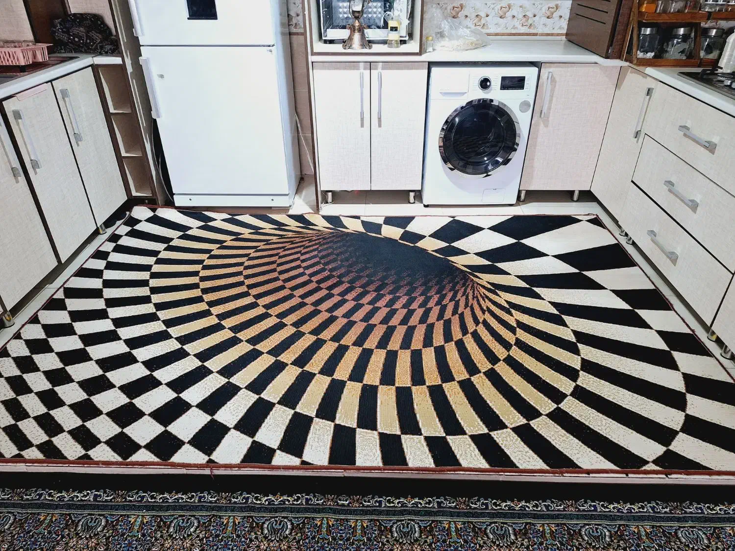 گلیم اشپزخانه|گلیم، جاجیم، گبه|همدان, |دیوار