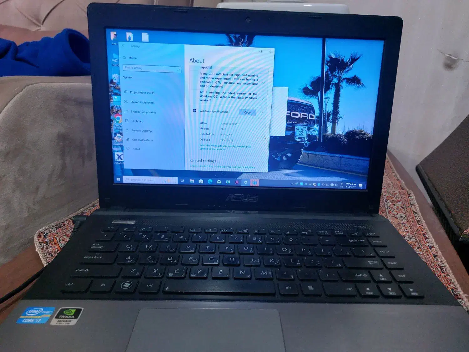 asus k45 vd corei7 ram6|رایانه همراه|مشهد, کارگران|دیوار