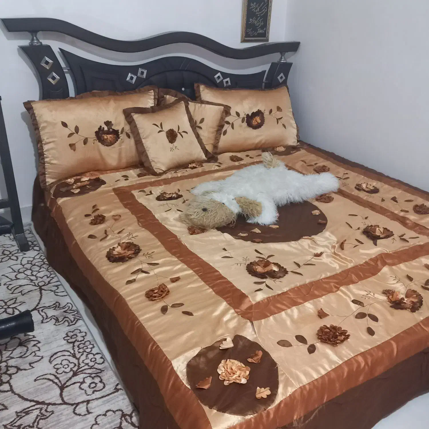 تخت خواب دو نفره|تخت و سرویس خواب|رضویه, |دیوار