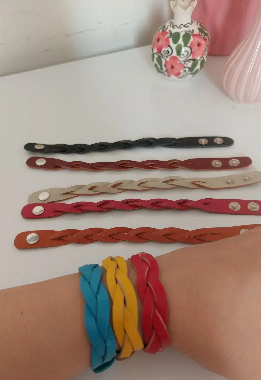 دستبند چرمی بافت|بدلیجات|اندیشه, اندیشه فاز ۳|دیوار