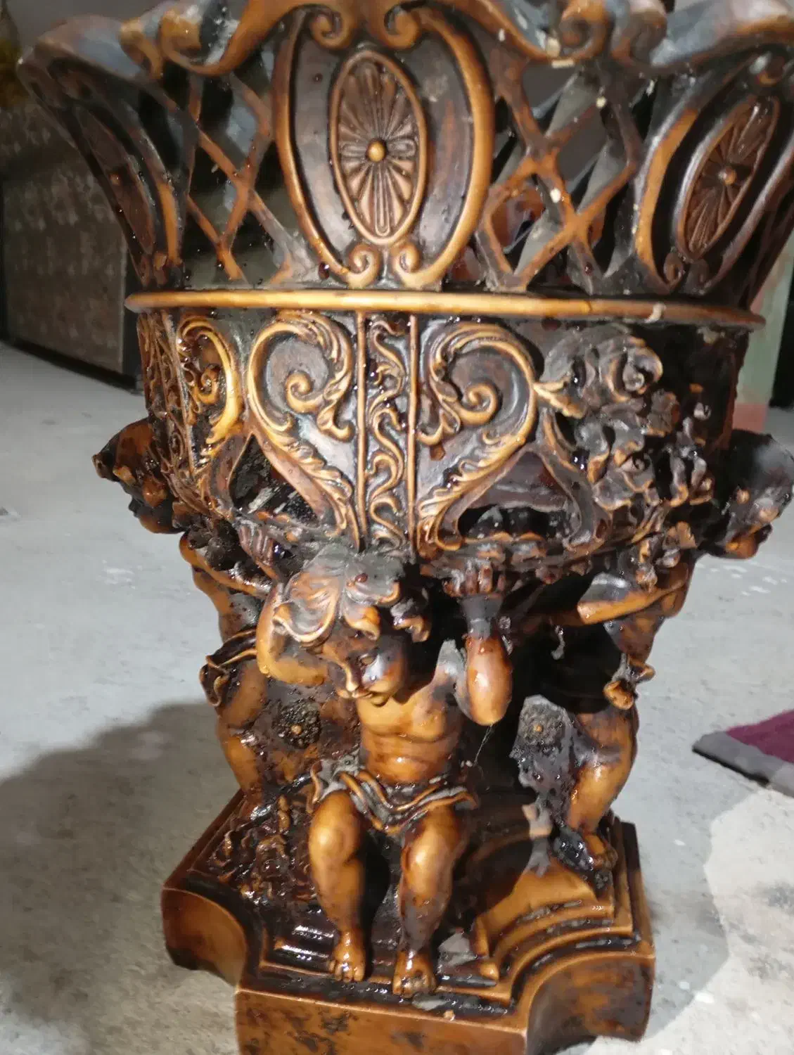 گلدان عتیقه|کلکسیون اشیاء عتیقه|آذرشهر, |دیوار