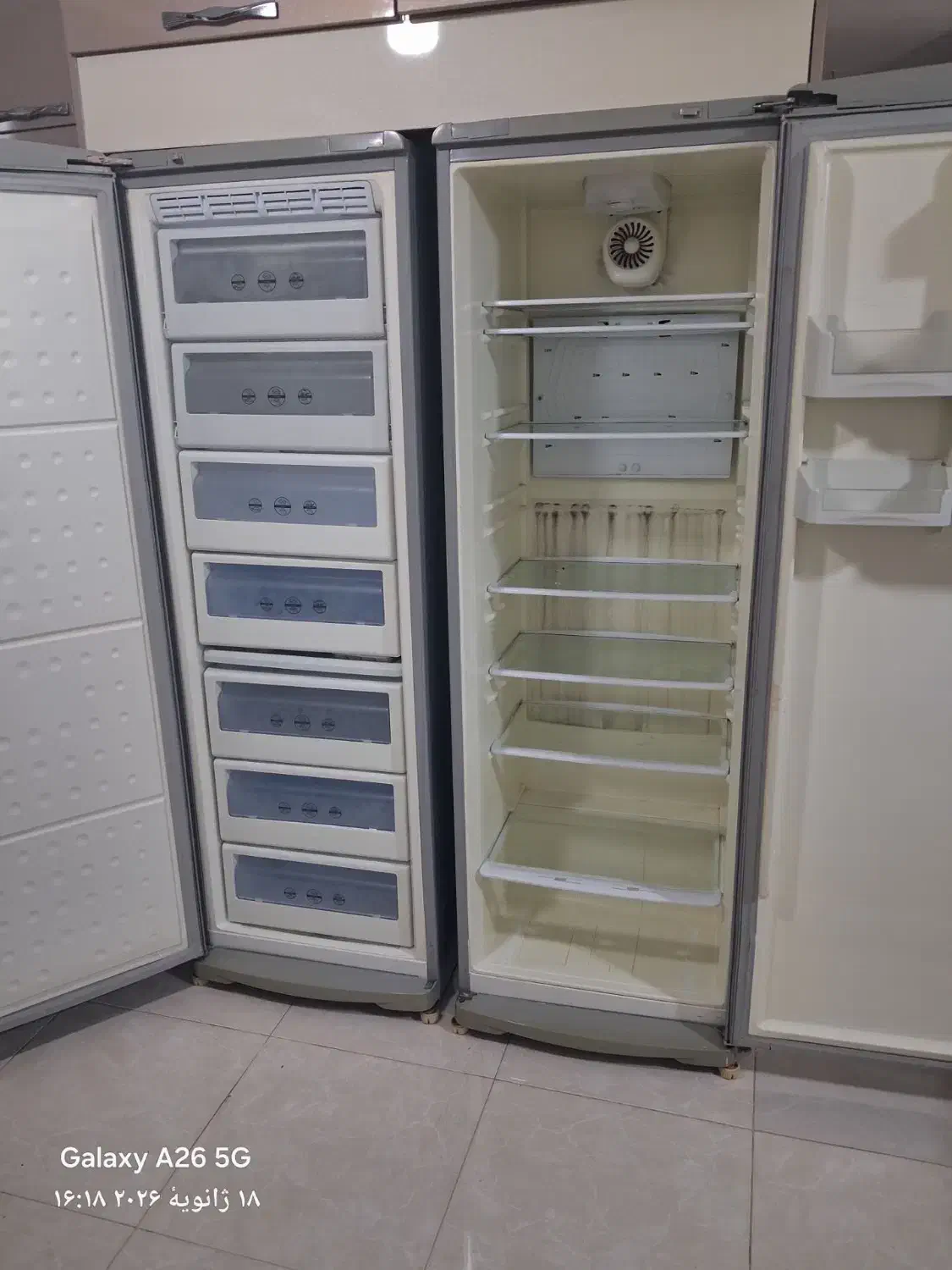 یخچال فریزر دوقلو سینجر|یخچال و فریزر|آستارا, |دیوار