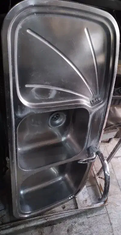 سینگ تو کار دو لکنه با شیر و شیلنگ تمیز سالم|مصالح و تجهیزات ساختمان|اسلامشهر, شهرک قائمیه|دیوار