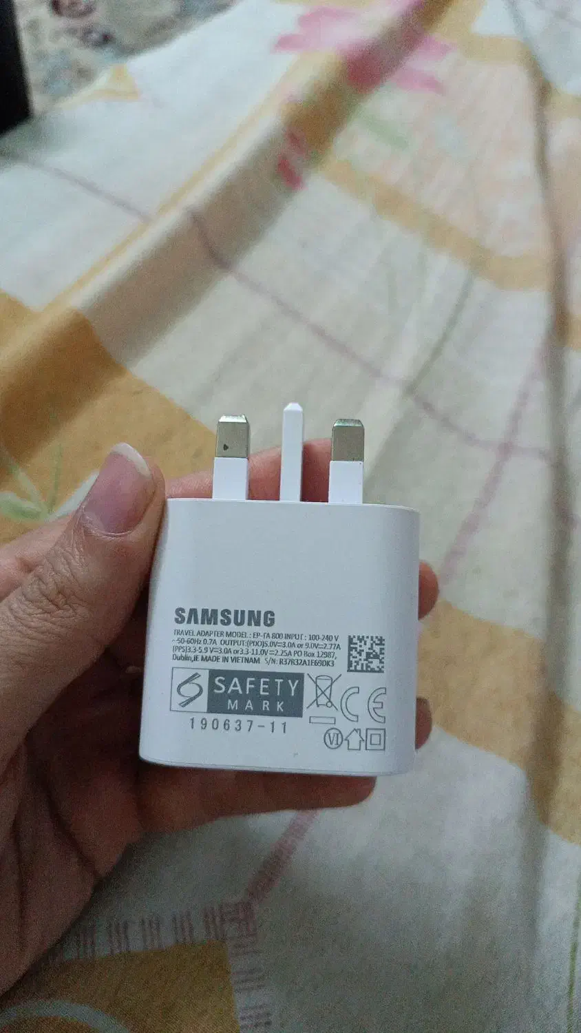 شارژر سامسونگ ۲۵ وات|لوازم جانبی موبایل و تبلت|بجنورد, |دیوار