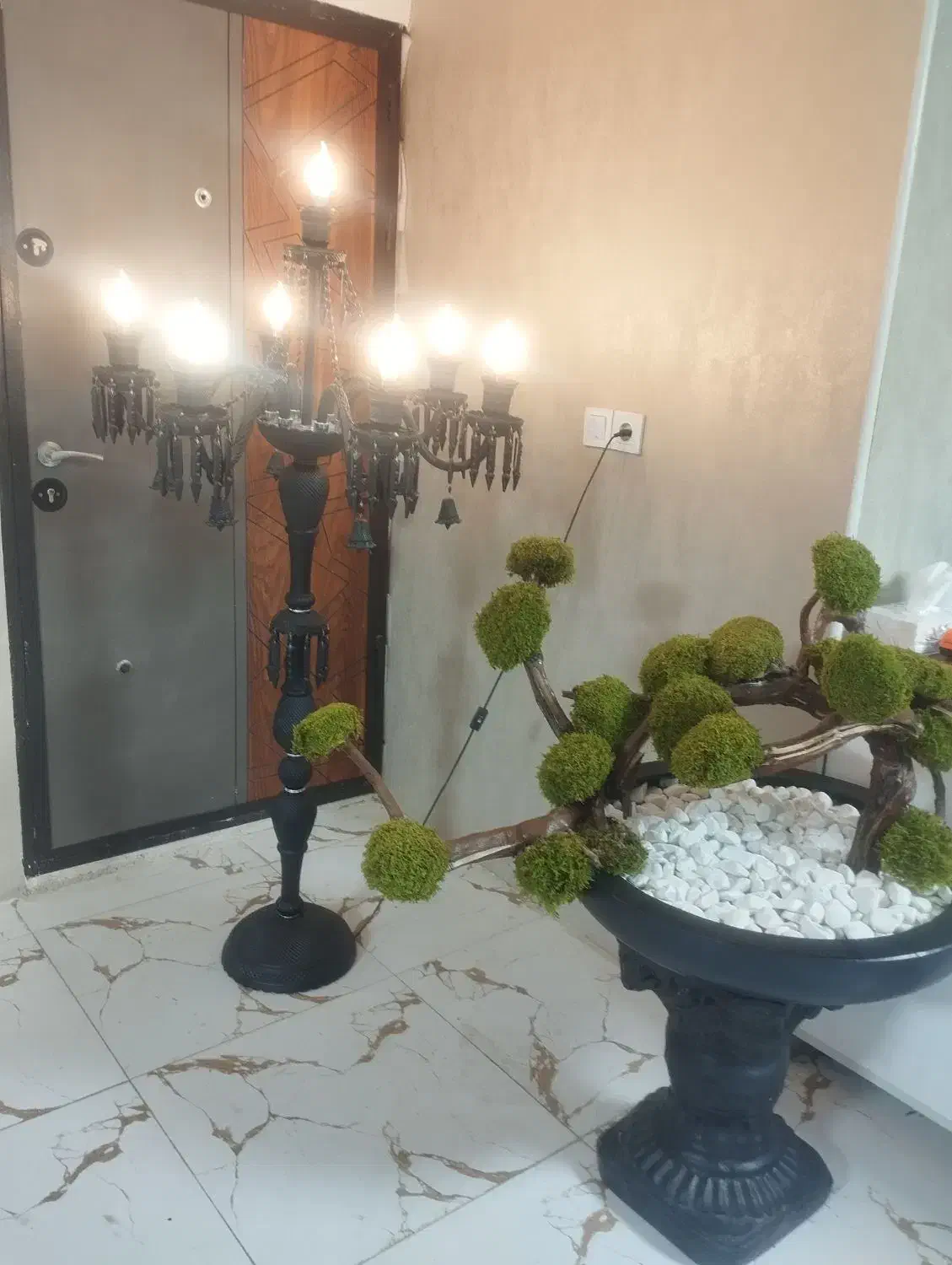 لوستر ایستاده باکارات|لوستر و چراغ آویز|ملایر, |دیوار