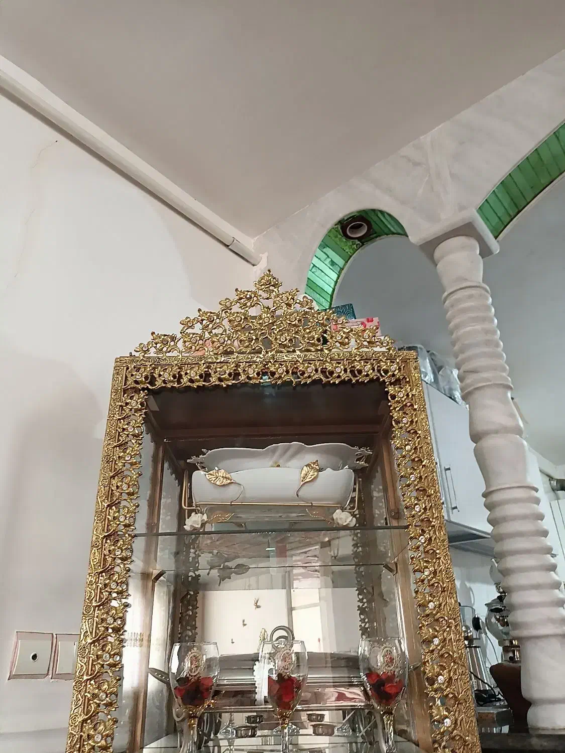 بوفه برنز اصل با ضمانت|بوفه، ویترین، کنسول|الشتر, |دیوار