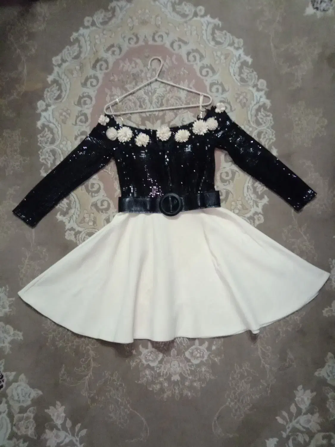 پیراهن مجلسی عروسکی یقه قایقی سایز ۱|لباس|کرج, حصار سرجوب|دیوار