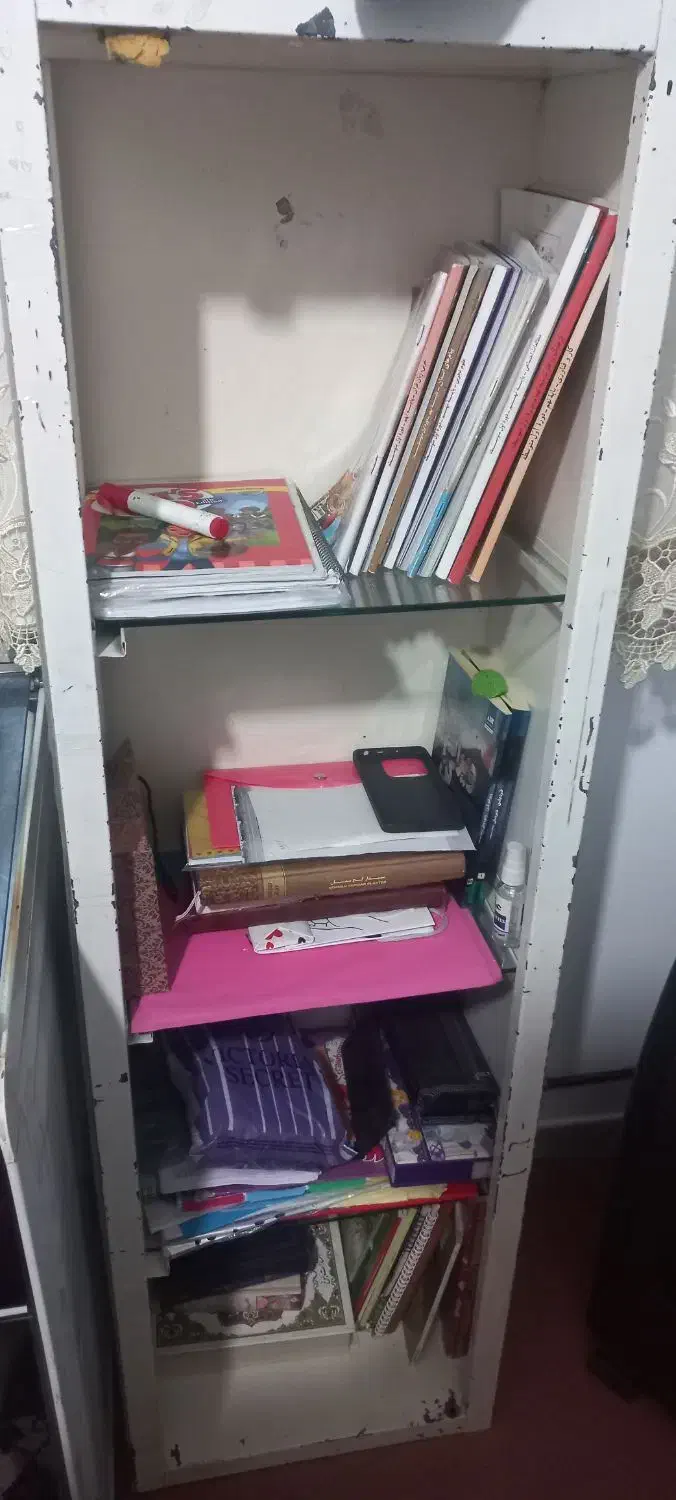 کتابخانه فلزی|کتابخانه، شلف، قفسه‌های دیواری|سمنان, |دیوار