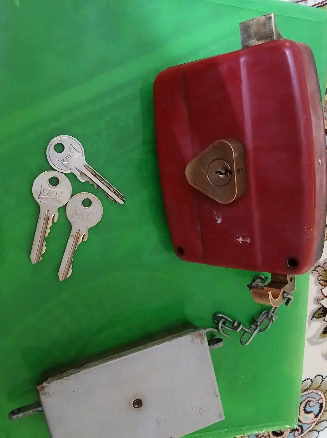 قفل درب حیاط|مصالح و تجهیزات ساختمان|بروجرد, |دیوار