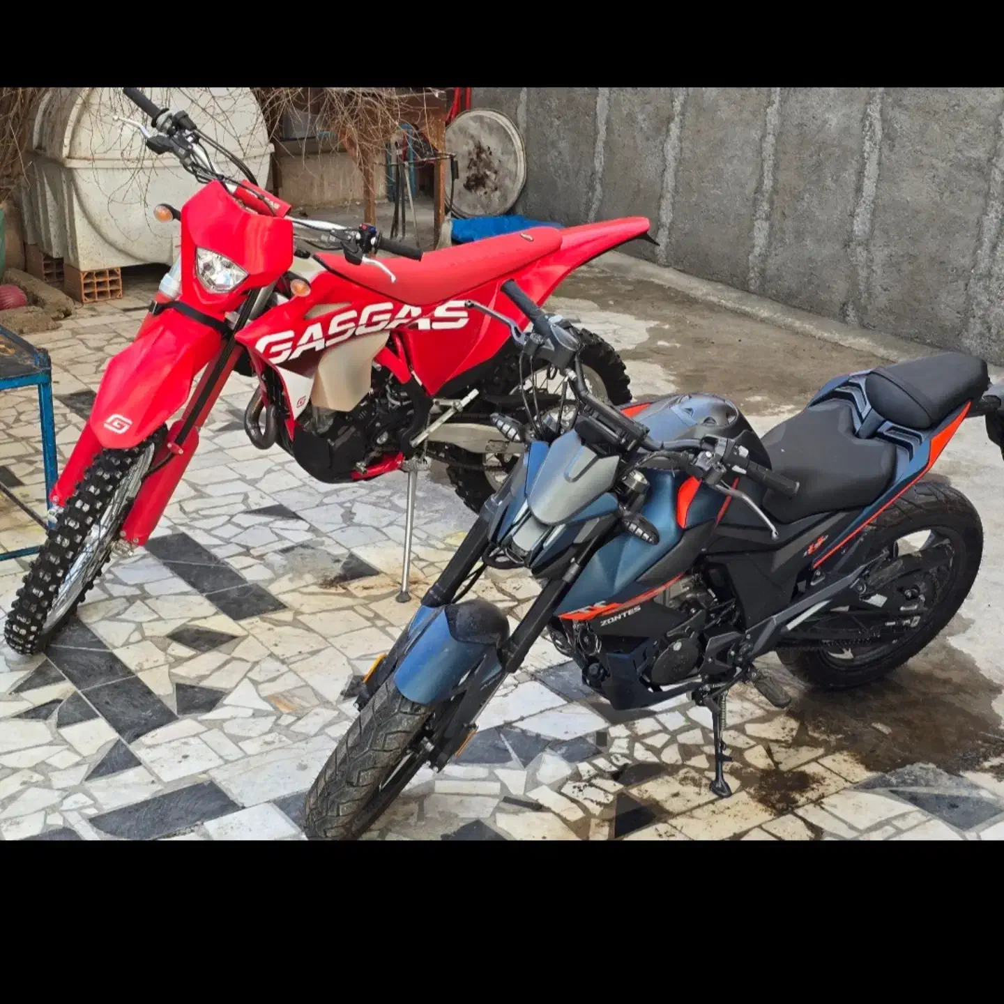 زونتس ۲۰۰|موتورسیکلت|قرق, |دیوار