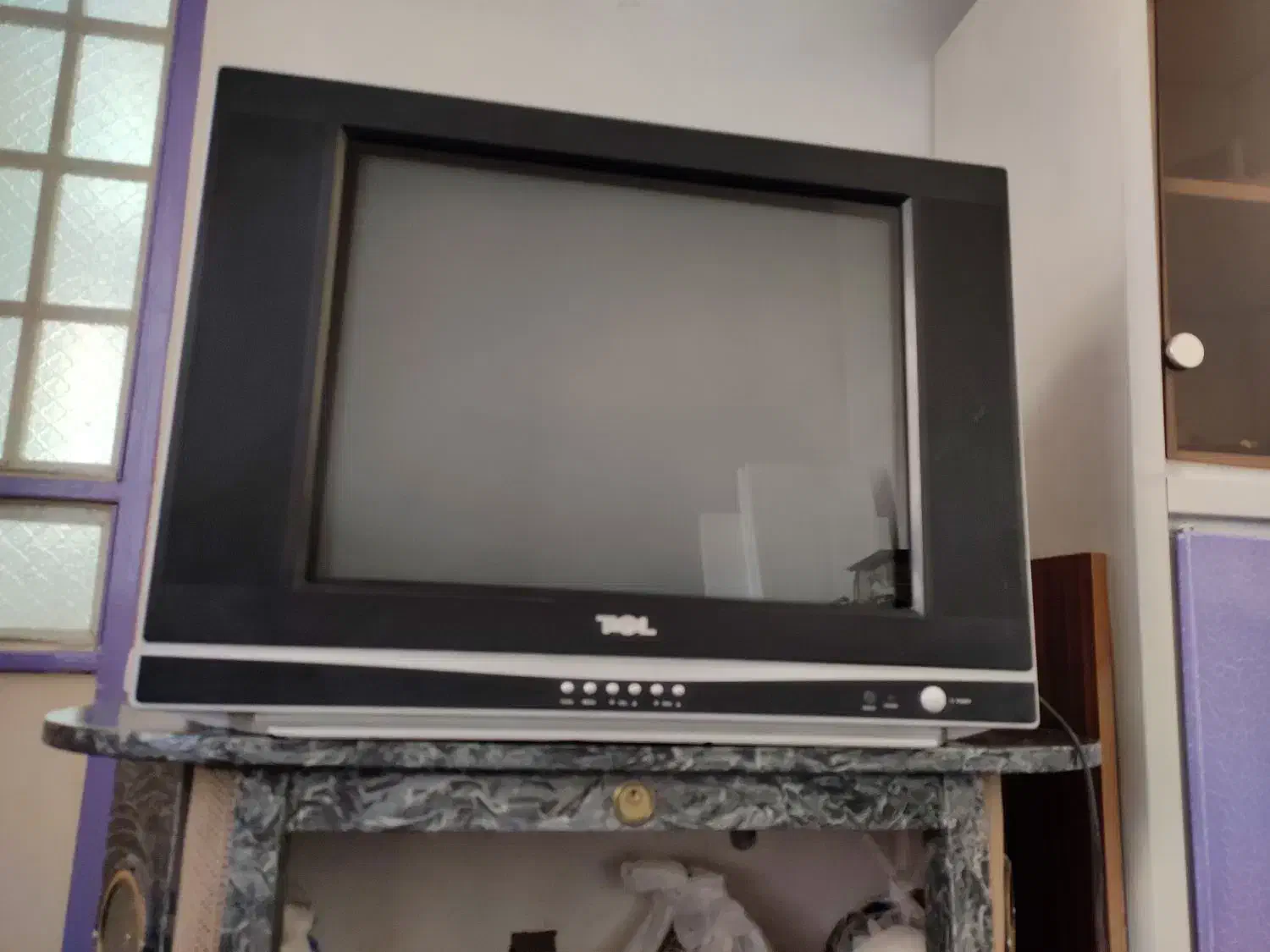 تلویزیون 21 اینچ صفحه تخت|تلویزیون و پروژکتور|لار, |دیوار