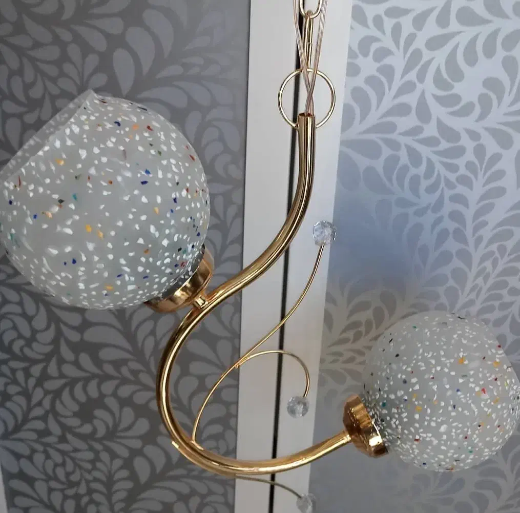 لوستر دوشاخه مرغابی|لوستر و چراغ آویز|تبریز, |دیوار